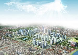 Kosmo Tây Hồ từ trên cao