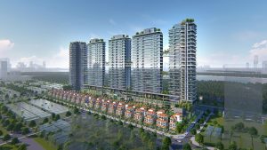 Phối cảnh tổng thể dự án Sunshine Crystal River Ciputra